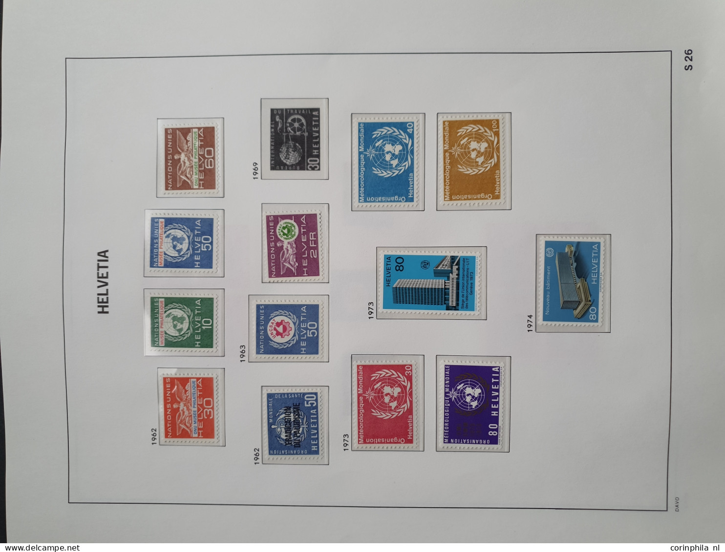 1951-2019 collection mostly */**, including miniature sheets (Mi. 14 *), high face value and some United Nations in 3 Da