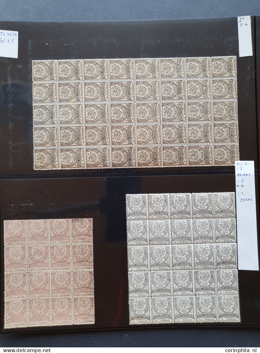 1876-1891, Crescent Issue, extensive specialized collection, used and unused, with better items, varieties, constant err