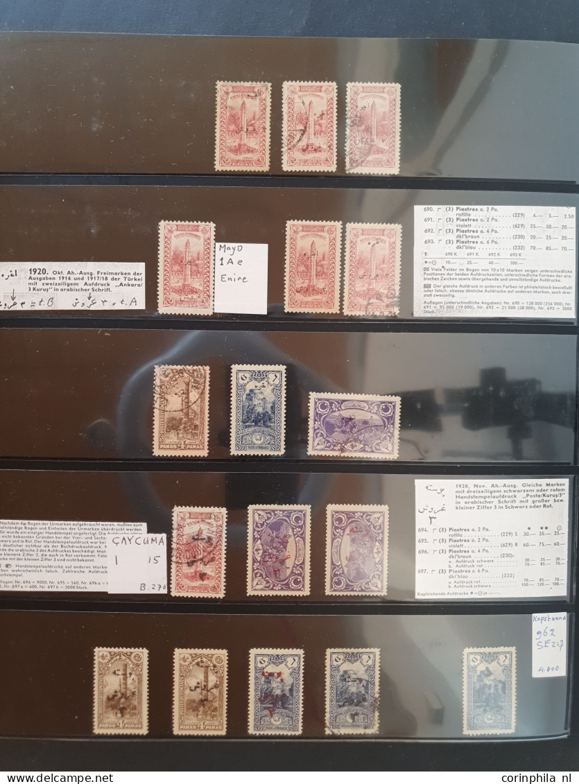 1920-1922, Ankara Issues, Specialized Collection Used And */** With Many Better Items, Varieties, Perforations, Specimen - Otros & Sin Clasificación