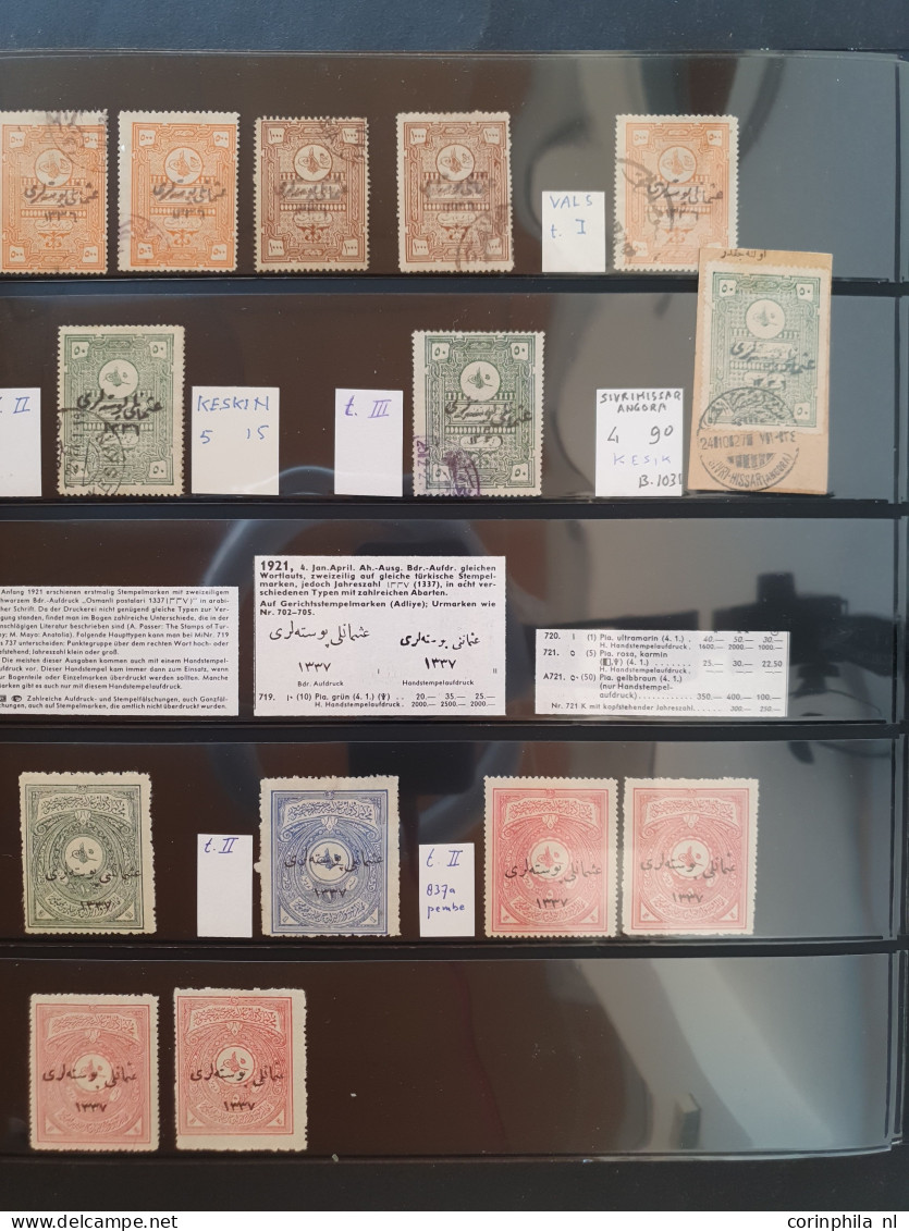 1920-1922, Ankara Issues, Specialized Collection Used And */** With Many Better Items, Varieties, Perforations, Specimen - Other & Unclassified