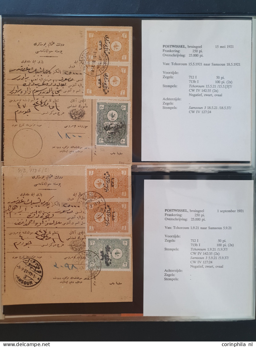 1920-1922, Ankara Issues, specialized collection used and */** with many better items, varieties, perforations, specimen