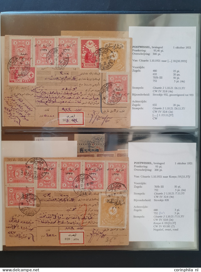 1920-1922, Ankara Issues, specialized collection used and */** with many better items, varieties, perforations, specimen