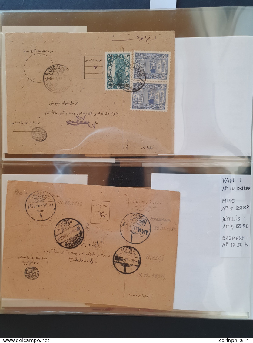 1920-1922, Ankara Issues, specialized collection used and */** with many better items, varieties, perforations, specimen