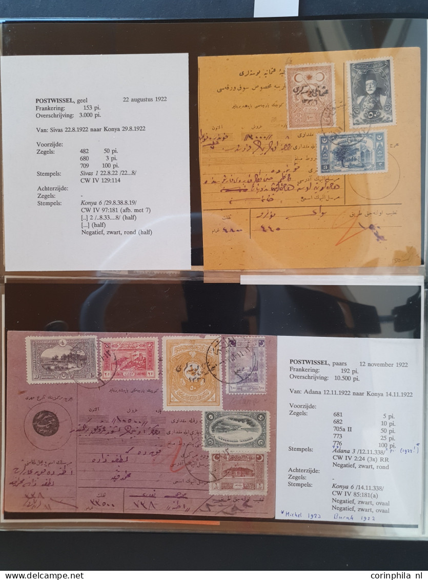 1920-1922, Ankara Issues, specialized collection used and */** with many better items, varieties, perforations, specimen