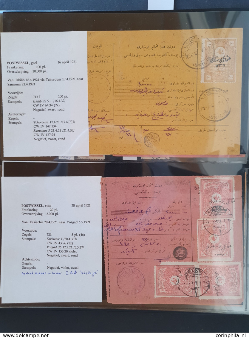 1920-1922, Ankara Issues, specialized collection used and */** with many better items, varieties, perforations, specimen