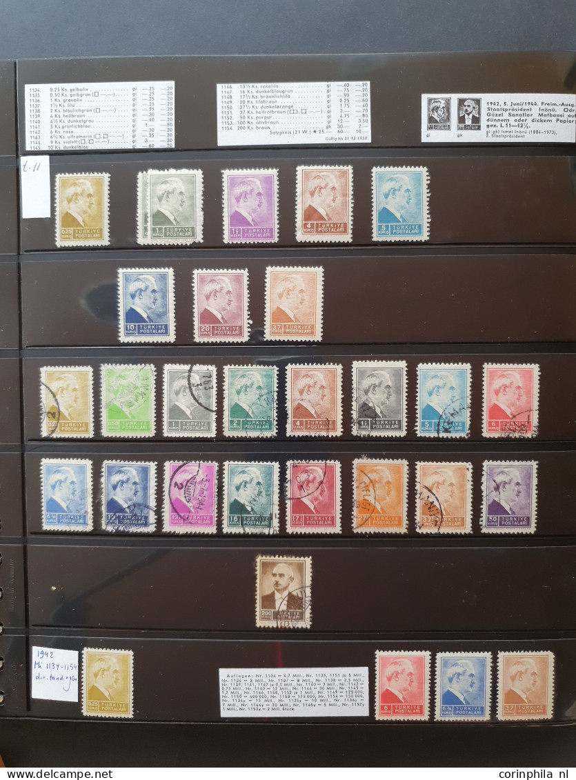 1913-1953, Extensive Specialized Collection Used And */** With Many Better Items, Perforations, Varieties, Specimen, Can - Other & Unclassified