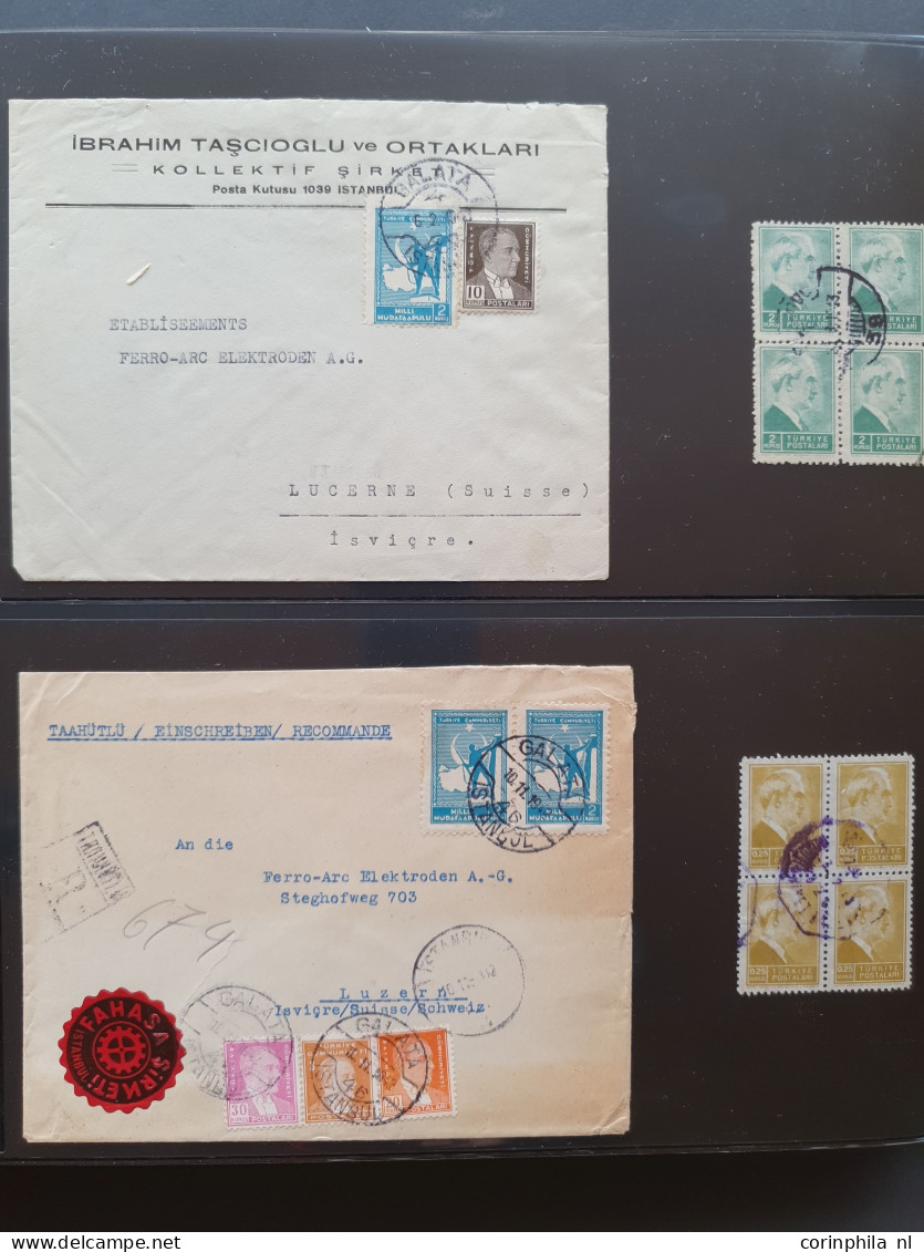 1913-1953, extensive specialized collection used and */** with many better items, perforations, varieties, specimen, can