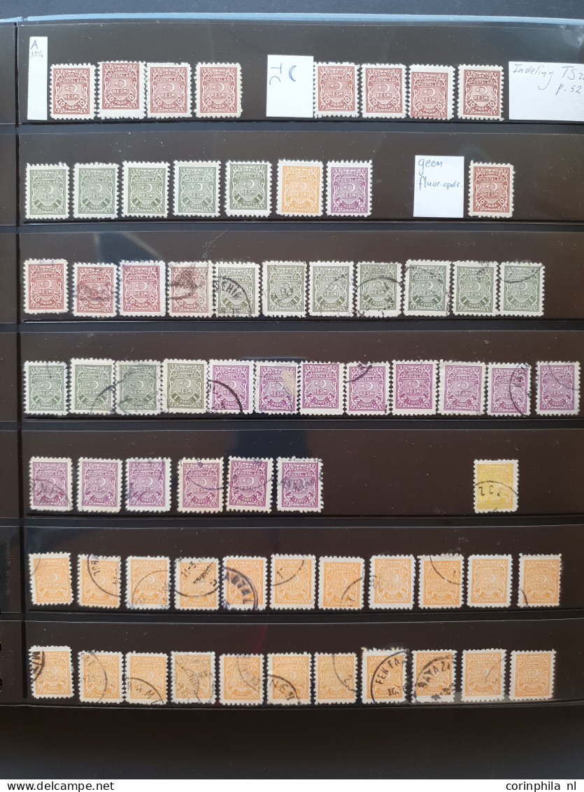 1913-1953, extensive specialized collection used and */** with many better items, perforations, varieties, specimen, can