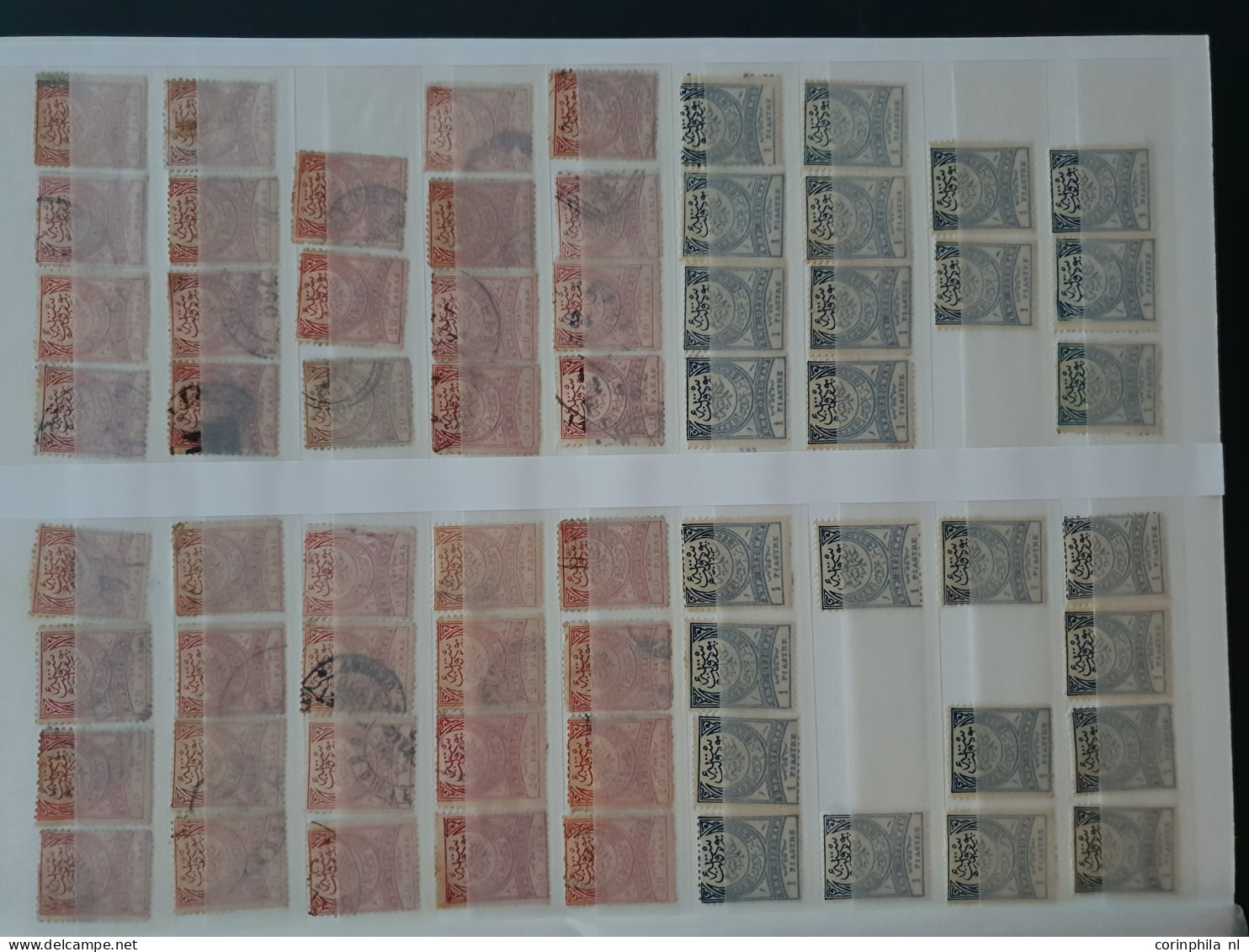 1865-1960, extensive specialized stock used and */** with better stamps and sets in 17 stockbooks in large box.