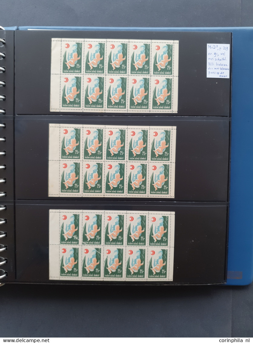 1870-1980 ca., , fiscals and poster stamps, extensive collection used and */** including documents in 8 ring binders and