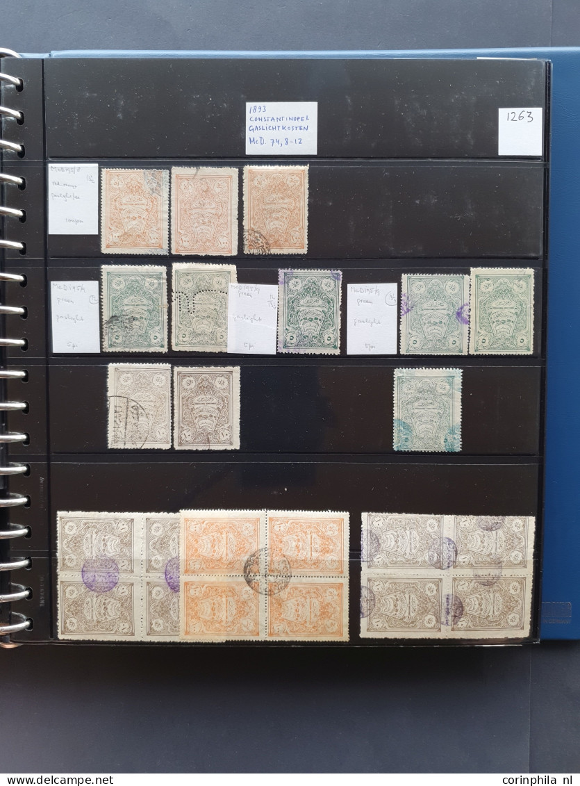 1870-1980 ca., , fiscals and poster stamps, extensive collection used and */** including documents in 8 ring binders and