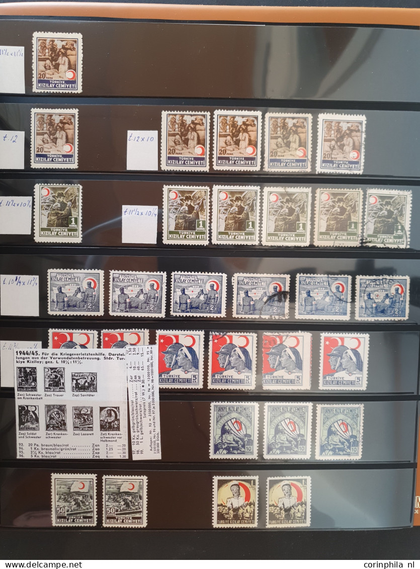 1911-1952 Postal Tax stamps, specialized collection used and */** with better stamps and sets, many varieties etc. in ri