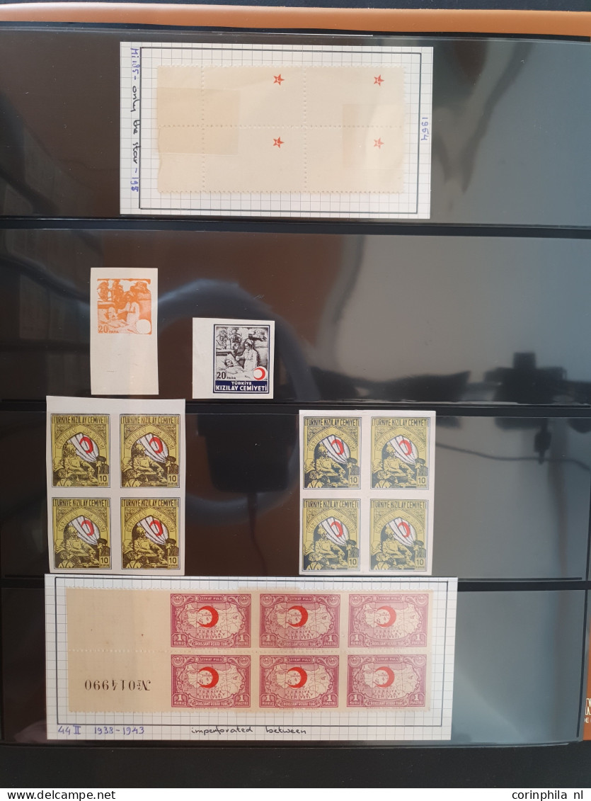 1911-1952 Postal Tax stamps, specialized collection used and */** with better stamps and sets, many varieties etc. in ri