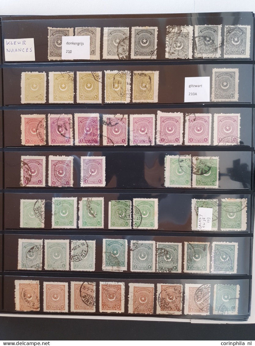 1923-1926, Star And Crescent Issue, Specialized Collection Used And */** With Better Items, Perforations, Varieties, Som - Otros & Sin Clasificación