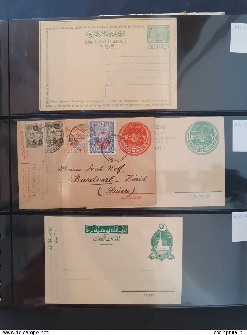 Cover 1880-1950 ca., collection of about 175 covers/postal stationery including some better items in ring binder