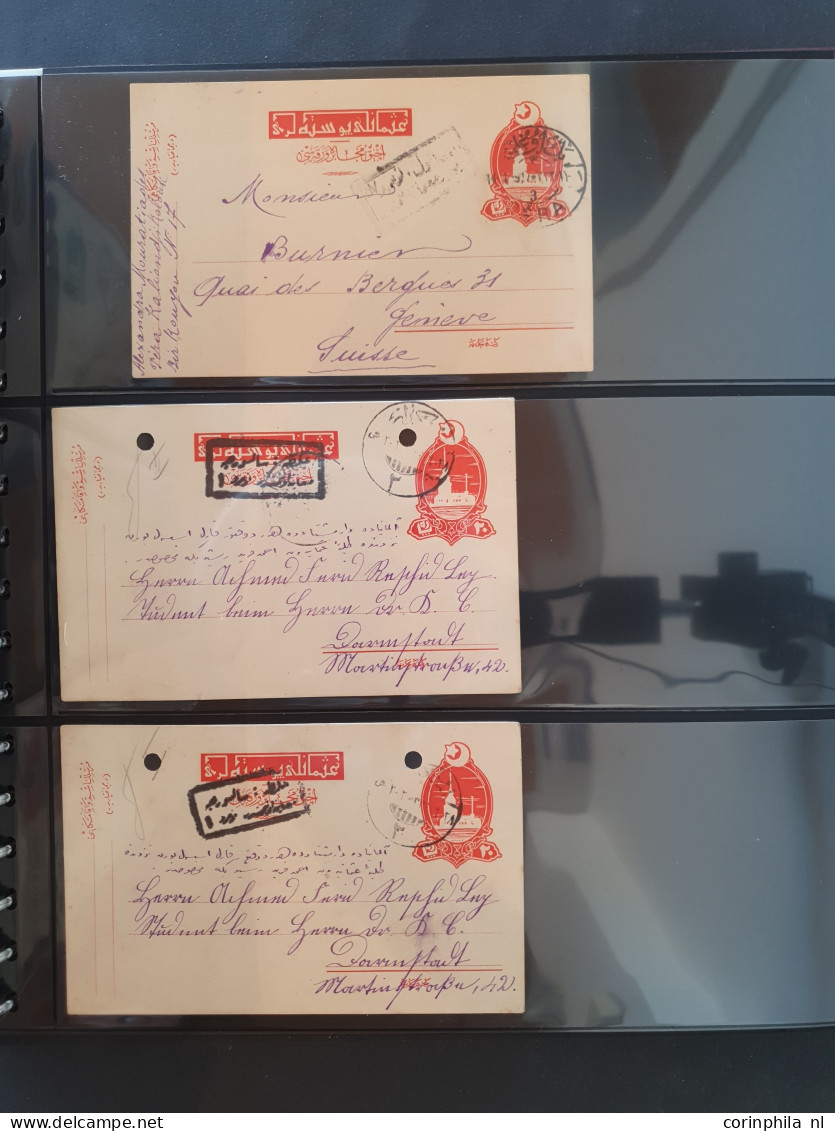 Cover 1880-1950 ca., collection of about 175 covers/postal stationery including some better items in ring binder