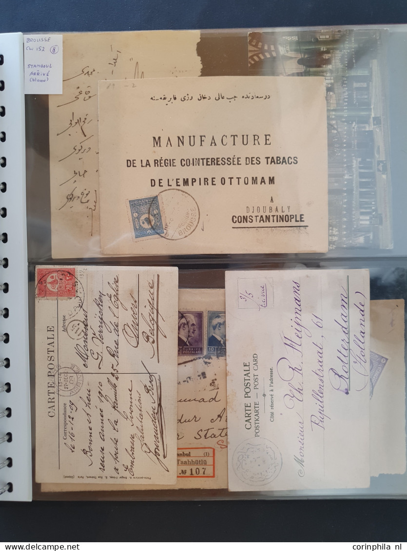 Cover 1880-1950 ca., collection of about 175 covers/postal stationery including some better items in ring binder