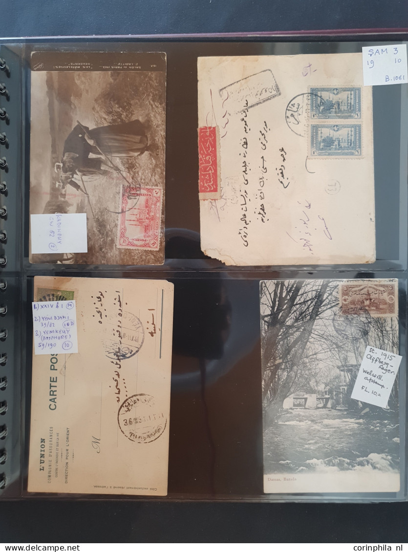 Cover 1880-1950 ca., collection of about 175 covers/postal stationery including some better items in ring binder