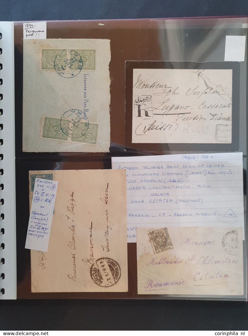 Cover 1880-1950 ca., collection of about 175 covers/postal stationery including some better items in ring binder