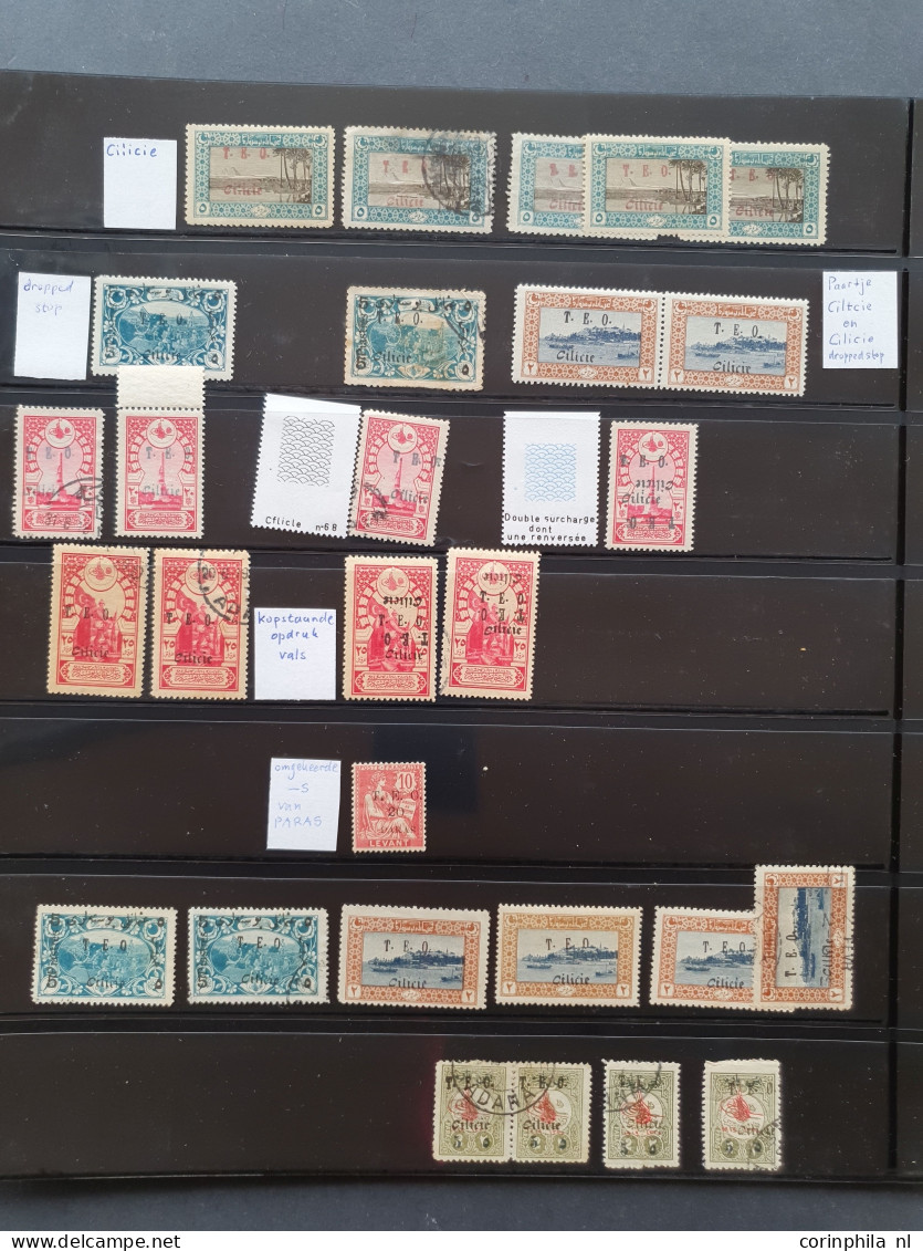 1919-1921, specialized collection used and */** including better stamps and overprint varieties in ring binder          