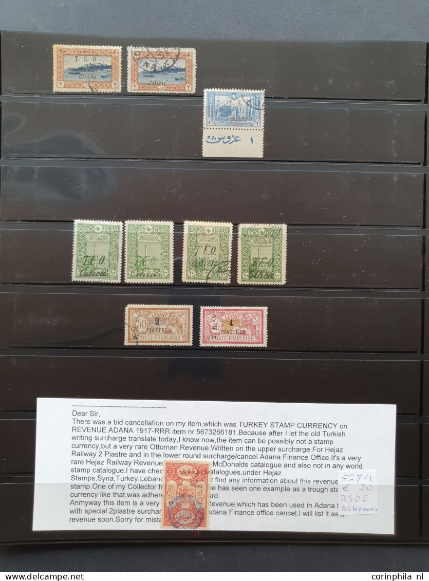 1919-1921, specialized collection used and */** including better stamps and overprint varieties in ring binder          