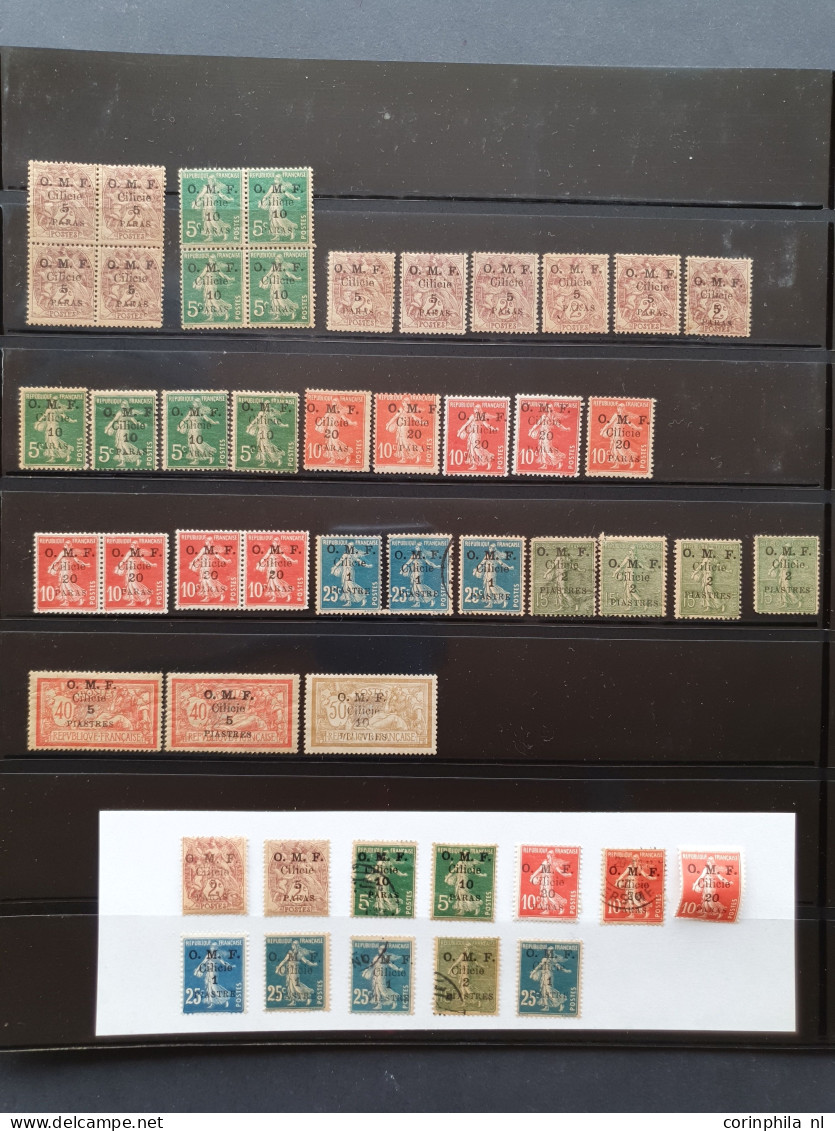 1919-1921, specialized collection used and */** including better stamps and overprint varieties in ring binder          