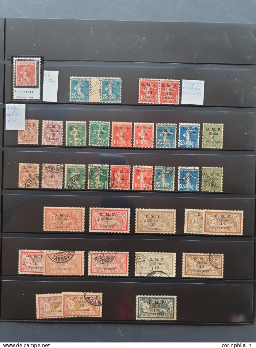 1919-1921, specialized collection used and */** including better stamps and overprint varieties in ring binder          