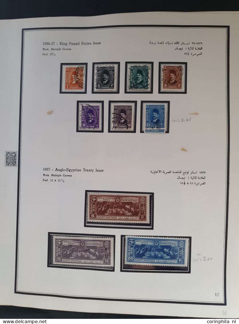 1866-1958, collection used and */** with many better sets and stamps in Farabaksh binder