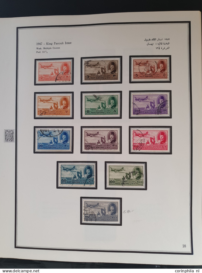 1866-1958, collection used and */** with many better sets and stamps in Farabaksh binder