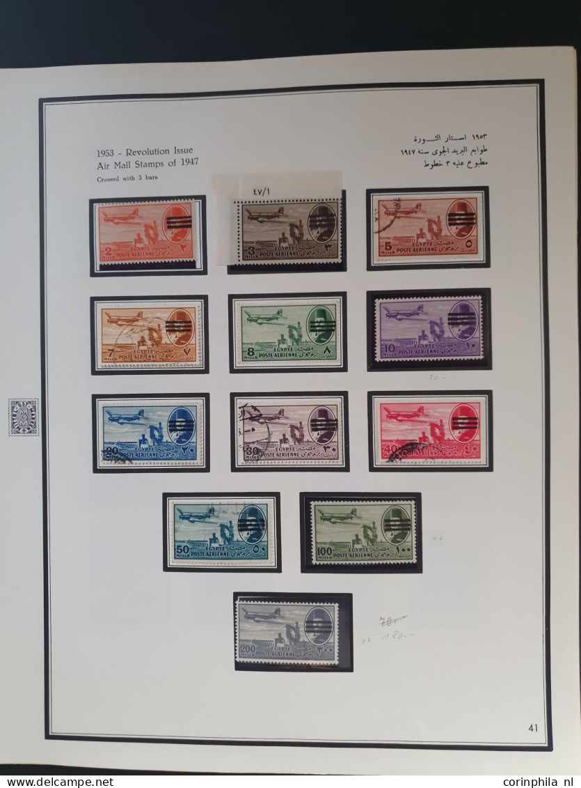 1866-1958, collection used and */** with many better sets and stamps in Farabaksh binder