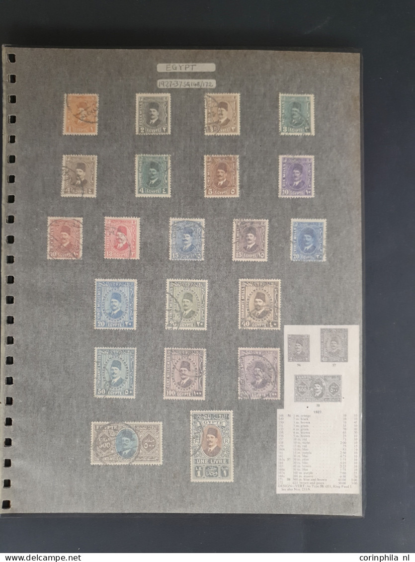 1879-1960, Used And */** With Some Better Material On Album Leaves In Folder - Other & Unclassified