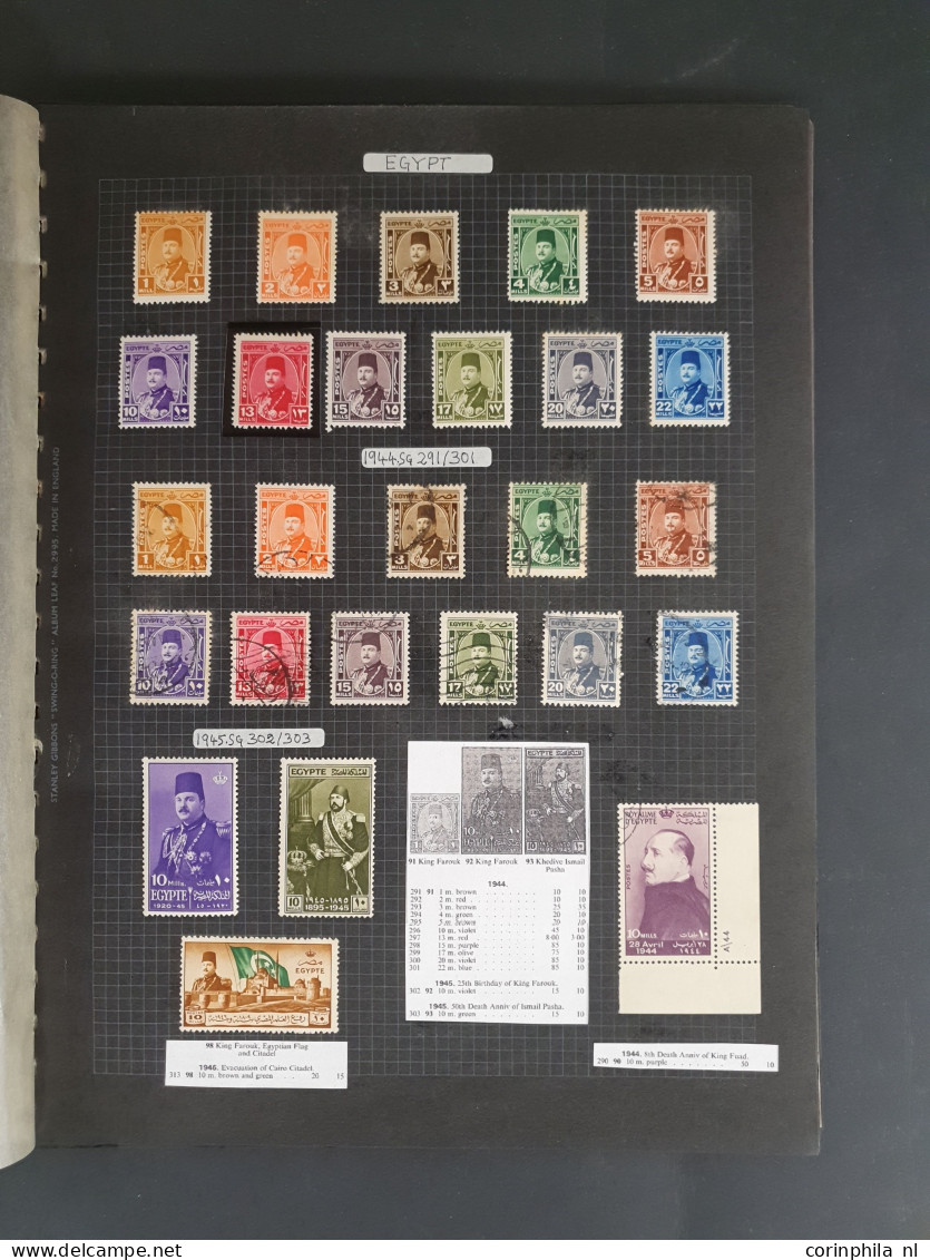 1879-1960, used and */** with some better material on album leaves in folder