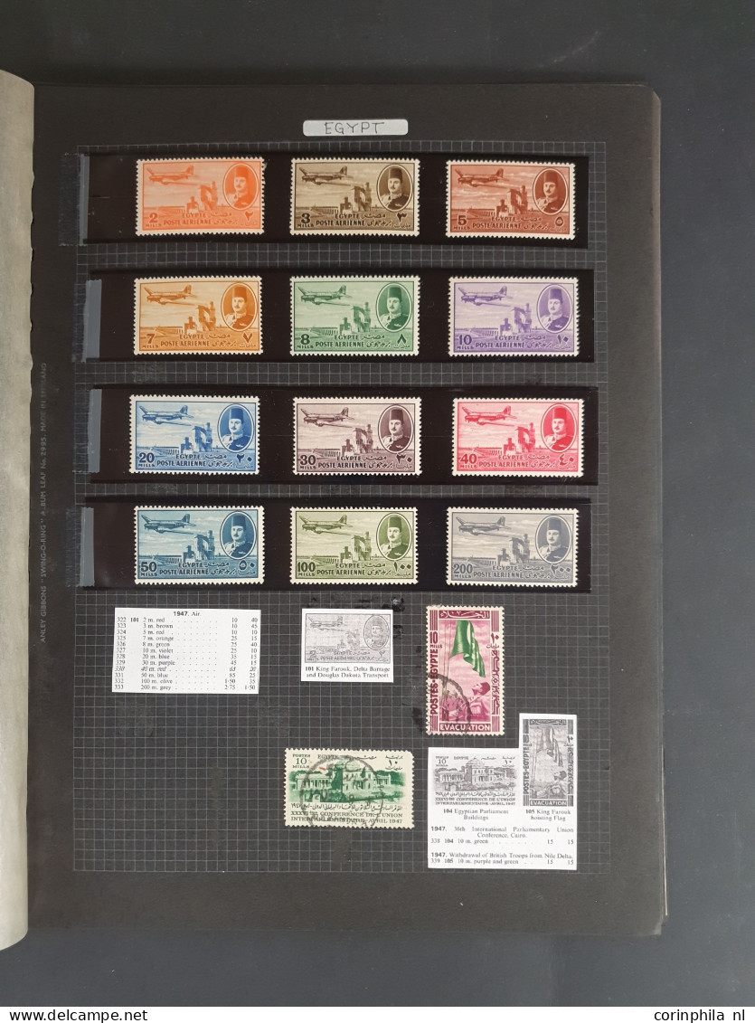 1879-1960, used and */** with some better material on album leaves in folder