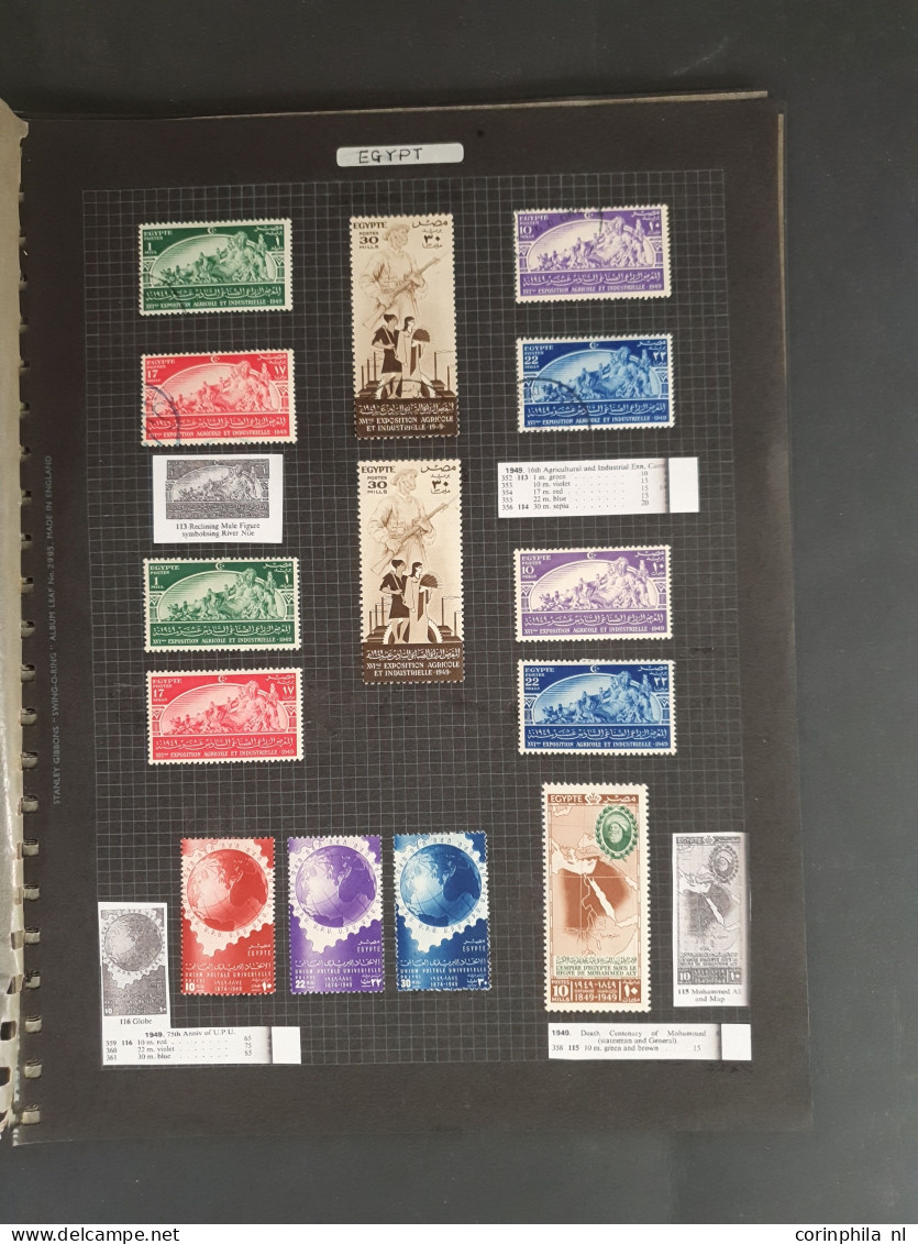 1879-1960, used and */** with some better material on album leaves in folder