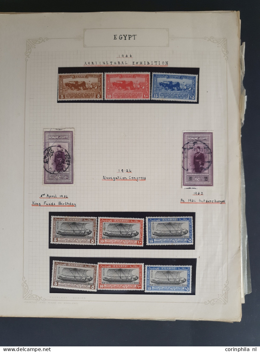 1879-1960, used and */** with some better material on album leaves in folder