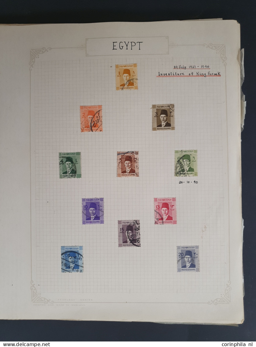 1879-1960, used and */** with some better material on album leaves in folder