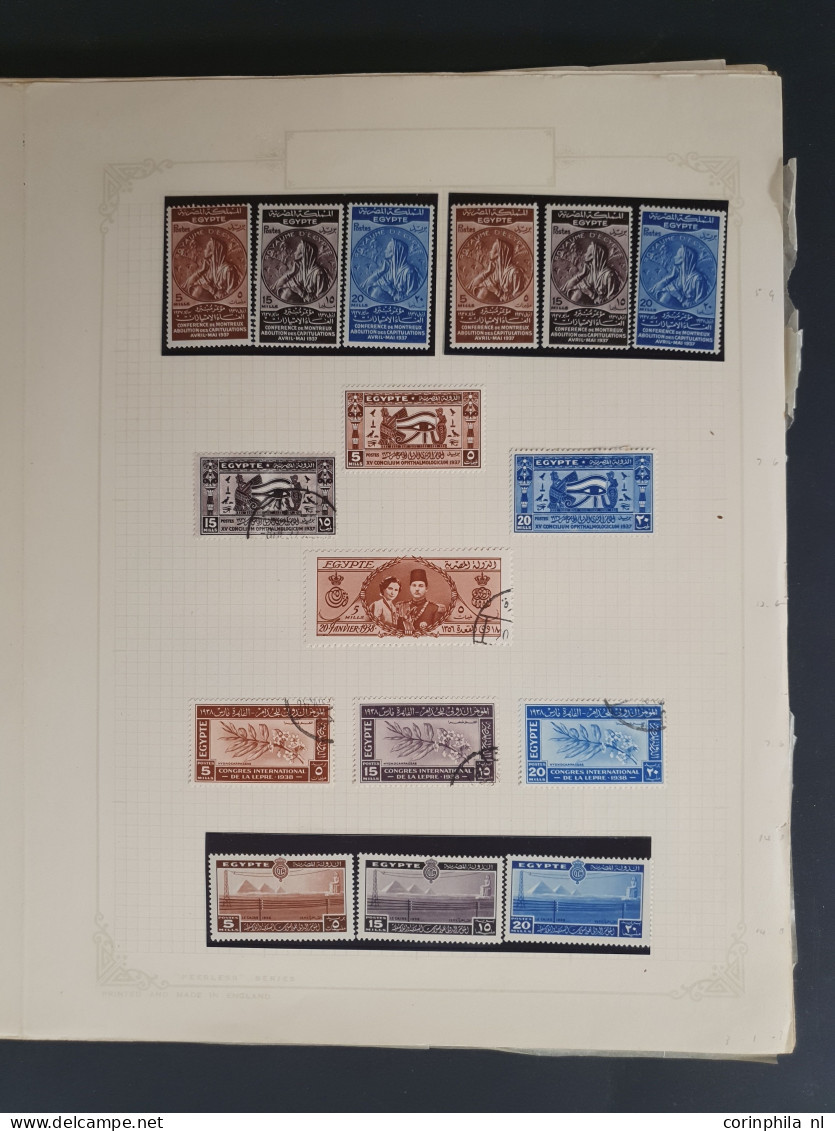 1879-1960, used and */** with some better material on album leaves in folder