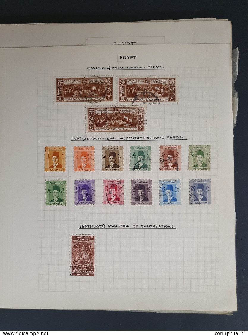 1879-1960, used and */** with some better material on album leaves in folder