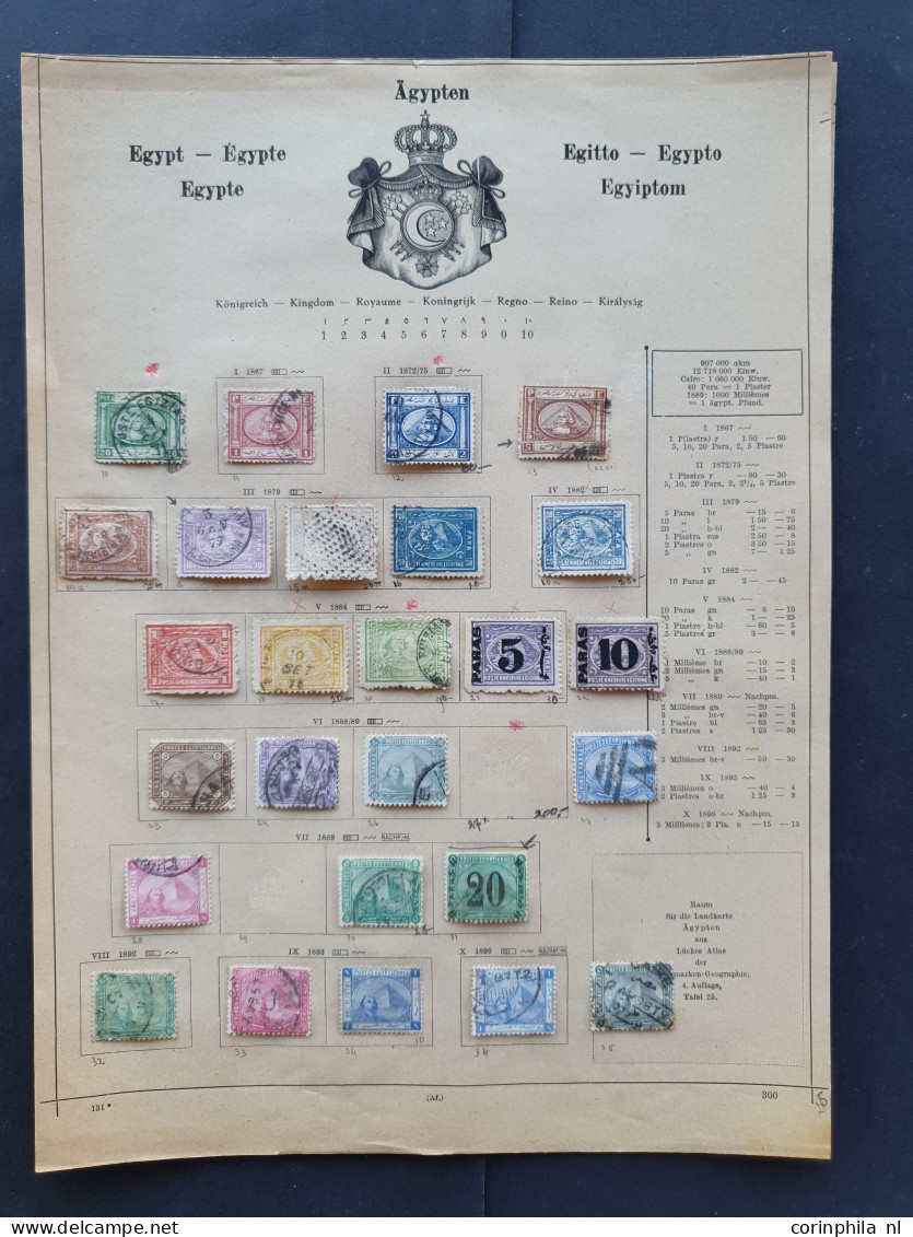 1867/1957 Collection Used And */** With Better Items And Fdc's On Album Pages In Folder And Binder - Altri & Non Classificati