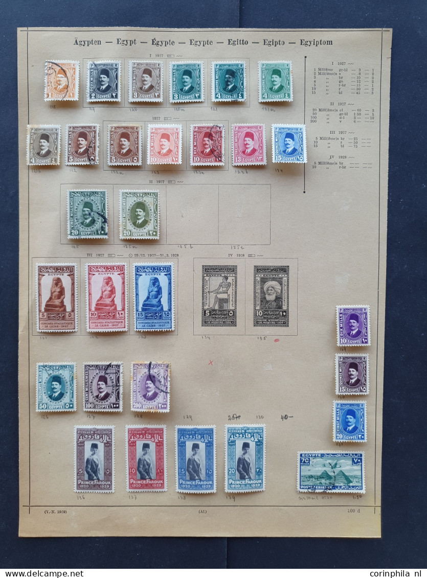 1867/1957 Collection Used And */** With Better Items And Fdc's On Album Pages In Folder And Binder - Autres & Non Classés