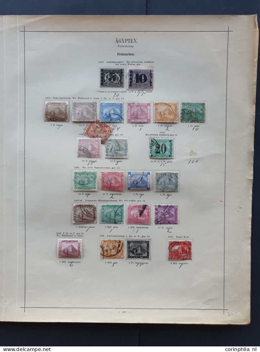 1867/1957 collection used and */** with better items and fdc's on album pages in folder and binder