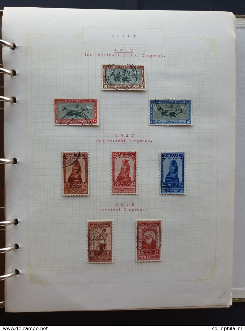 1867/1957 collection used and */** with better items and fdc's on album pages in folder and binder