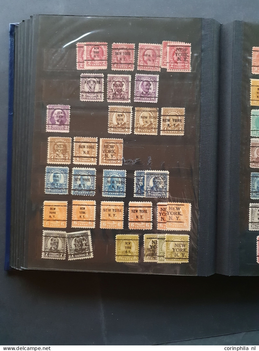 1920c. onwards, Precancels, extensive stock with bureau's, towns and electro's in 39 albums/stockbooks and a large numbe