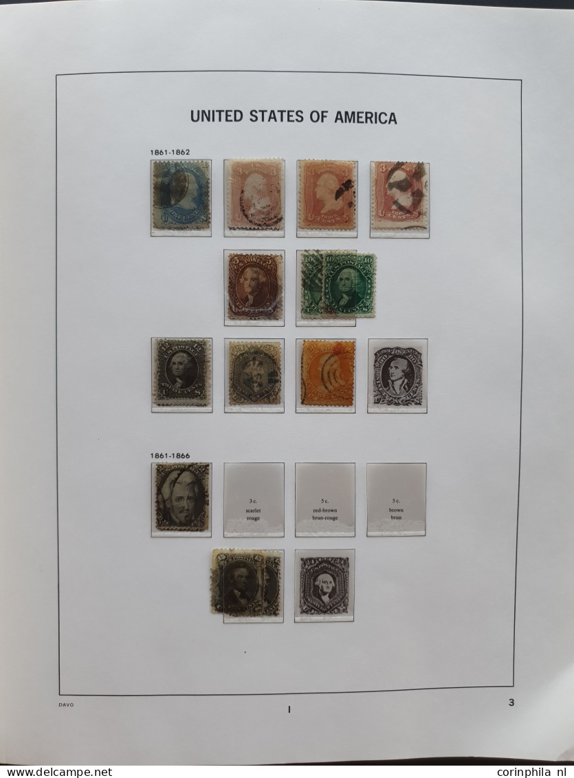 1851-1976, Collection With A.o. Better Classics In Mixed Quality And Some Duck Stamps In 2 Albums - Autres & Non Classés