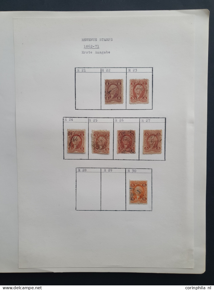 1861 Onwards Collection Revenue Stamp,s Proprietary Stamps, Medicine Stamps, Postoffice Seals Etc. Used And * With Bette - Other & Unclassified