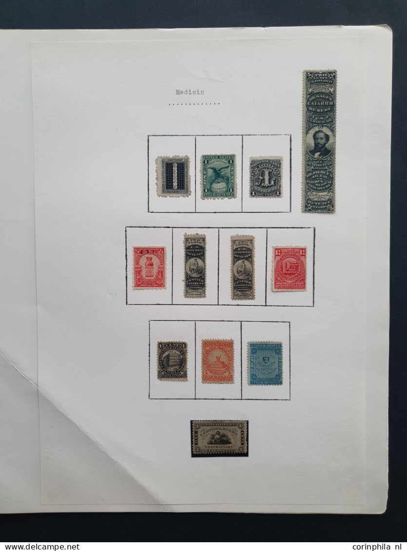 1861 onwards collection Revenue stamp,s Proprietary stamps, medicine stamps, Postoffice seals etc. used and * with bette