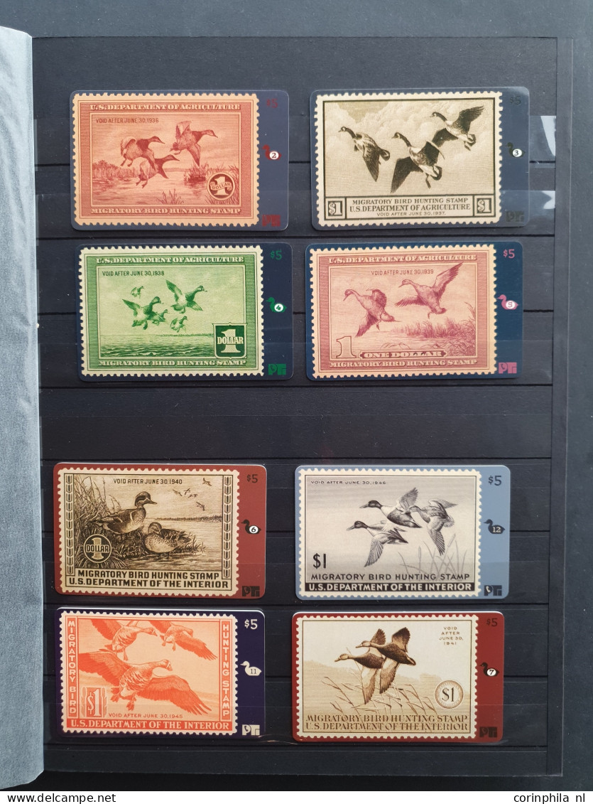 1934/2007 Onwards Duckstamps Collection With About Approx. 200 Stamps Used, (*) And Some */** And Approx. 60 Migratory B - Autres & Non Classés