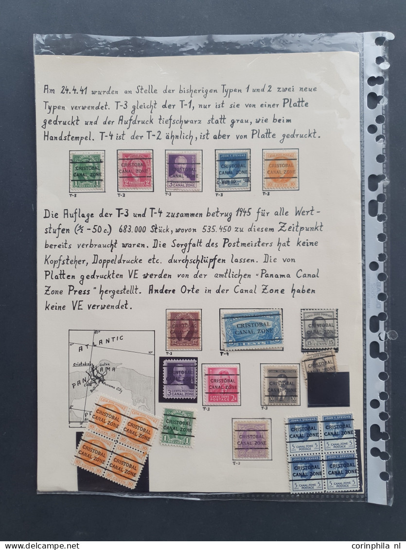 1922c. Onwards Possessions Collection precancels From Canal Zone, Caronline Islands, Guam, Porto Rico, Samoa And Double  - Autres & Non Classés