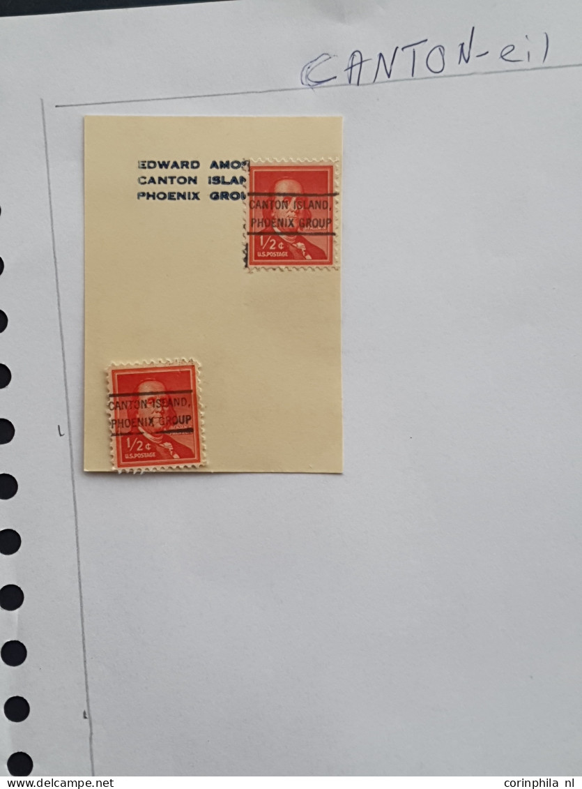 1922c. Onwards Possessions Collection precancels From Canal Zone, Caronline Islands, Guam, Porto Rico, Samoa And Double  - Other & Unclassified