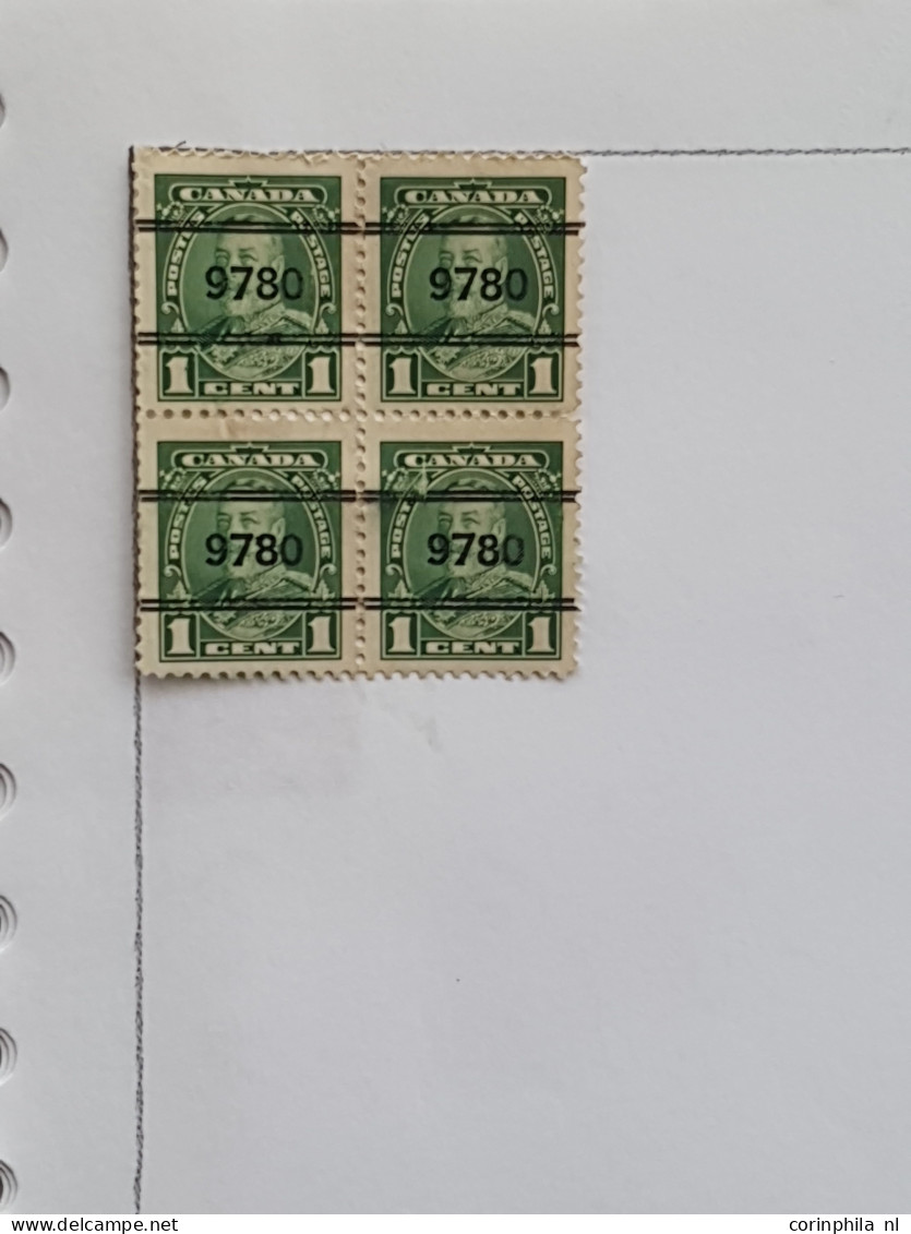 1922c. onwards Possessions collection precancels from Canal zone, Caronline Islands, Guam, Porto Rico, Samoa and Double 